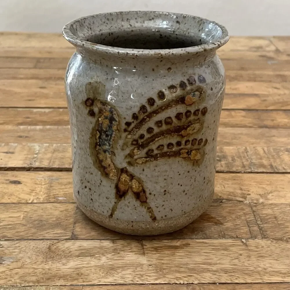 Hand-thrown Studio Pottery Vase 5.5